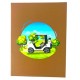 3D pop up card Golf Buggy Cart Birthday Father's Day Retirement Anniversary Blank Celebrations