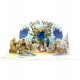 Handmade 3D Pop Up Christmas Card Nativity Holy Family Manger Three Kings Seasonal Greetings Celebrations card, Xmas home gift, ornaments, decorations