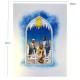 Handmade 3D Pop Up Christmas Card Nativity Holy Family Manger Three Kings Seasonal Greetings Celebrations card, Xmas home gift, ornaments, decorations