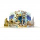 Handmade 3D Pop Up Christmas Card Nativity Holy Family Manger Three Kings Seasonal Greetings Celebrations card, Xmas home gift, ornaments, decorations