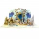 Handmade 3D Pop Up Christmas Card Nativity Holy Family Manger Three Kings Seasonal Greetings Celebrations card, Xmas home gift, ornaments, decorations