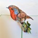 Handmade 3D Pop Up Card Robin, Birthday, Valentine’s Day, Wedding Anniversary, Christmas, Good Luck, Blank Card