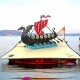 Handmade 3D Pop Up Card Scandinavia Viking Dragon Pirate Boat Birthday Wedding Anniversary Father's Day Moving Leaving Travel Holiday Greetings