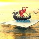 Handmade 3D Pop Up Card Scandinavia Viking Dragon Pirate Boat Birthday Wedding Anniversary Father's Day Moving Leaving Travel Holiday Greetings