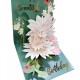 Handmade 3D Pop Up Birthday Card Have a Beautiful Birthday Flowers Celebrations love friend family 