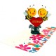 Handmade 3D Pop Up Card Bee Mine Birthday Valentine's Day Proposal Engagement Wedding Anniversary Celebrations