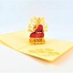 Handmade 3D Pop Up Card Buddha birthday Valentine's day Anniversary Pass Exam New Home Good Luck Religious Card