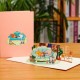 Handmade 3D Pop Up Card Cat Sofa Birthday, New Pet Housewarming, Mother's Day, Wedding Anniversary, Valentines Day Blank Card