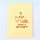 Handmade 3D Pop Up Birthday Card Pug Dog Happy Birthday Animal Pet, seasonal greetings for friend and family