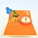 Handmade 3D Pop Up Birthday Card Pug Dog Happy Birthday Animal Pet, seasonal greetings for friend and family