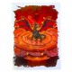 Handmade 3D Pop Up Card Fire Dragon Birthday Anniversary Valentines Day Father's Day Game Players Blank Celebrations Friendship Love Card