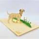 Handmade 3D Pop Up Card Labrador dog birthday Anniversary New Pet New Home Mother's day Father's day Love Friendship Blank Card Gift