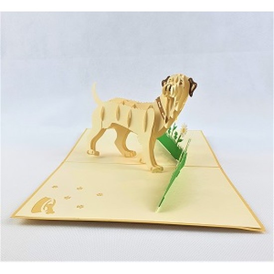 Handmade 3D Pop Up Card Labrador dog birthday Anniversary New Pet New Home Mother's day Father's day Love Friendship Blank Card Gift