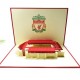 Handmade 3D Pop Up Card Liverpool Football Stadium Birthday, Valentine's day, Father's Day, Wedding Anniversary, Graduation, Christmas Love Friendship Celebrations Card