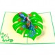 Handmade 3D Pop Up Card Lizard Birthday Valentine's day Mother's day Father's Day Holiday Blank Celebrations