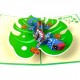 Handmade 3D Pop Up Card Lizard Birthday Valentine's day Mother's day Father's Day Holiday Blank Celebrations