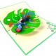 Handmade 3D Pop Up Card Lizard Birthday Valentine's day Mother's day Father's Day Holiday Blank Celebrations