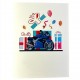 Handmade 3D Pop Up Card Motorbike Motorcycle Super Bike Birthday Valentine's Day Father's Day Graduation Wedding Anniversary Leaving Hobby Racing Blank Celebrations