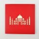 Handmade 3D Pop Up Card Taj Mahal Birthday, Wedding, Anniversary, Valentines Day, Holiday, New home, Best Wishes, blank greeting card