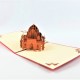 Handmade 3D Pop Up Card Taj Mahal Birthday, Wedding, Anniversary, Valentines Day, Holiday, New home, Best Wishes, blank greeting card