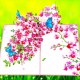 3D Pop Up Card Orchid Butterfly Birthday Wedding Anniversary Mother's Day New home Housewarming Retirement Thank you Teacher's Day Get Well Blank