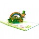 Handmade 3D Pop Up Card Saint Patrick's Day Four Leaf Clover Rainbow Celebrations Seasonal Greetings