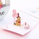 Handmade 3D Pop Up Card Winnie the Pooh Happy Birthday cake candle balloon Cartoon card for kids child son daughter granddaughter grandson