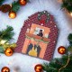 BC Worldwide Ltd 4D pop up card Cat Family Merry Christmas greetings celebrations Xmas Gift Ornaments 