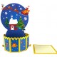 4D Pop Up Christmas Card Box Santa Claus Snowman reindeer Merry Christmas, Xmas gift, home decorations, ornaments