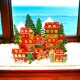 BC Worldwide Ltd 4D pop up card Village Forest Snowman Tree Merry Christmas greetings celebrations Xmas Gift Ornaments 