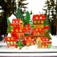 BC Worldwide Ltd 4D pop up card Village Forest Snowman Tree Merry Christmas greetings celebrations Xmas Gift Ornaments 