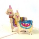 3d Pop Up Card Alpaca Llama Animal Birthday,wedding Anniversay,valentine's Day,mother's Day,father's Day,baby Shower Birth,noving.leaving,travel Holiday Outdoor Invitation