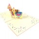 3d Pop Up Card Alpaca Llama Animal Birthday,wedding Anniversay,valentine's Day,mother's Day,father's Day,baby Shower Birth,noving.leaving,travel Holiday Outdoor Invitation