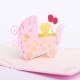 Handmade 3d Pop Up Popup Card Birthday New Baby Girl Birth Baby Shower Baptism Christening Party Invitation Celebration Card Family Friend