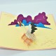 Handmade 3d Pop Up Card Stork Bird Baby Delivery,new Born Baby Card,baby Shower Card,baby Birth Card,congratulations Card To The Parents