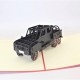 Handmade 3D pop up card vehicle off roader SUV 4x4 car birthday wedding anniversary father's day mother's day moving road trip holiday