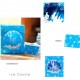 4D Pop Up Box Greeting Card Christmas Xmas Blue Ice Castle Snowflake Fairytale Papercraft Gift For Friend And Family