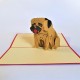 Handmade 3d Pop Up Card Bulldog Pet Animal Happy Birthday Card,blank Card,greetings Card,thank You,wedding Anniversary,housewarming Gift Ornament