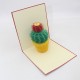 Handmade 3d Popup Card Cactus Greeting Card Birthday Wedding Anniversary Valentines Day Mother's Day Father's Day New Home Housewarming Gift