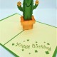 Handmade 3d Pop Up Card Cactus Happy Birthday Card,seasonal Greetings Card,celebrations Card,congratulations Card