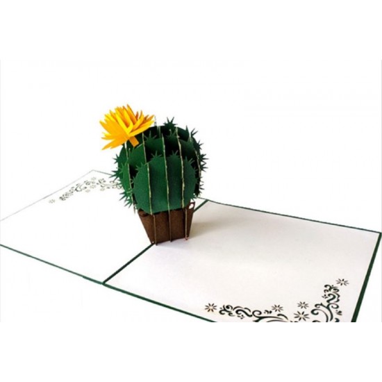 Handmade 3d Pop Up Birthday Card Cactus Home Housewarming Wedding Anniversary Valentines Mother's Day Father's Day Thank You Sympathy Card