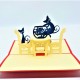 Handmade 3D Pop Up Card Cat Fish Birthday Wedding Anniversary Valentine's Day Father's Day Mother's Day Dinner Invitation Origami Laser Cut Greetings Gits