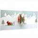 Handmade 3D Pop Up Xmas Card Merry Christmas Santa Claus Sledge Tree Star Jingle Bells Reindeer Seasonal Greetings Celebrations Card