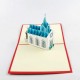 Handmade 3D Pop up Card Church wedding Big Day Wedding gift, wedding card, wedding invitation