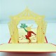 Handmade 3d Pop Up Birthday Card Clown Circus Happy Birthday Kid Child 1st Party Invitation Music Violin Vintage Gift Fireworks Star Banner