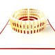 Handmade 3d Pop Up Card Italy Rome Colosseum Birthday Valentines Father's Day Mother's Day Easter Wedding Party Meeting Invitation Card Gift