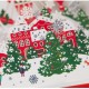 4d Pop Up Laser Cut Papercraft Diy Merry Christmas Card Section Insert Xmas Fairground Snowflakes House Village Kid Child Play Ferris Wheel