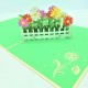 Handmade 3d Pop Up Card Daisy Flower Garden,birthday Card,mother's Day Card,wedding Anniversary Card,congratulations Card,thank You Card,sympathy Card