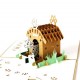 Handmade 3d Pop Up Birthday Card Dalmatians Dog House,mother's Day,father's Day,wedding Anniversary,new Home Housewarming Party Invitation