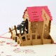 Handmade 3d Pop Up Card Dog House Pet Animal Love Country Birthday Wedding Anniversary,valentines Day,christmas,father's Day,mother's Day